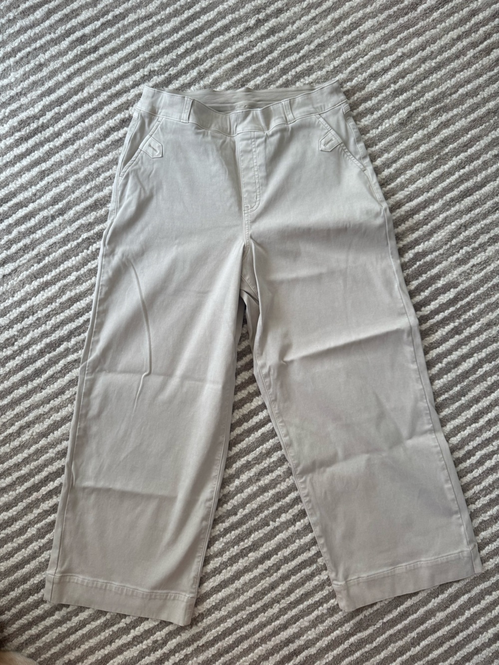 Spanx khaki stretch pants